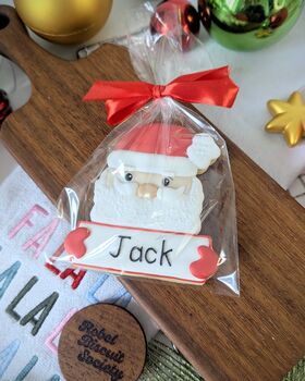 Personalised Santa Biscuit, 3 of 3