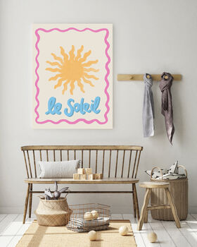 Le Soleil Sun Summer Art Print, 2 of 3