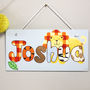 Personalised Jungle Lion Canvas Sign, thumbnail 8 of 12