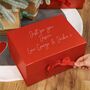 Personalised Luxury Extra Deep A4 Red Gift Box, thumbnail 1 of 5