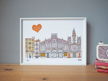 Valencia Personalised City Print, 4 of 4