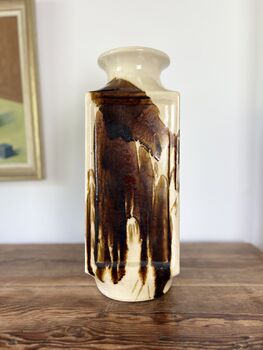 Tall Vintage Japanese Studio Pottery Vase, 6 of 10