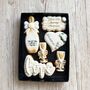 Personalised 50th Wedding Anniversary Biscuit Gift, thumbnail 3 of 4