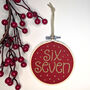 Six Seven Christmas Decoration, thumbnail 2 of 3