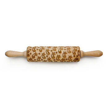 Cats One Embossing Rolling Pin, 3 of 4