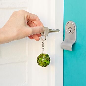 Colourful Recycled Newspaper Ball Keyring, 11 of 12