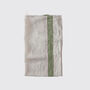 Olive Stripe Linen Tea Towel Arles Collection, thumbnail 2 of 3