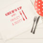 Personalised Organic Table Runner And Napkin Set, thumbnail 6 of 9