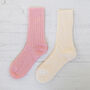 Cashmere Blend Bed Socks, thumbnail 3 of 3