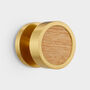 Contemporary Internal Door Knobs With Wood Insert, thumbnail 8 of 12