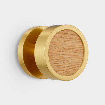 Contemporary Internal Door Knobs With Wood Insert, 8 of 12