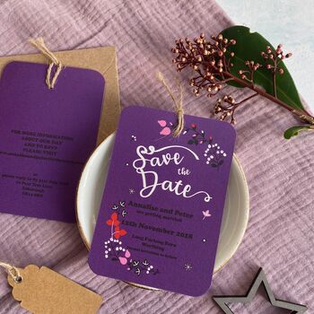 Colourful Floral Wedding Invitation Collection, 3 of 7