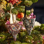 Christmas Decoration Fabric Treat Cones, thumbnail 1 of 11