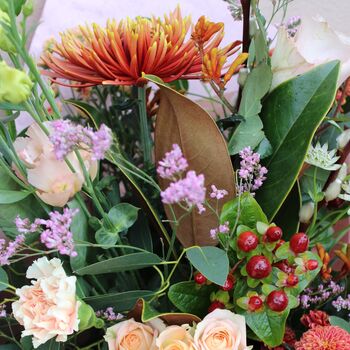 Winter Florist Choice Hand Tied Fresh Flower Bouquet, 7 of 7