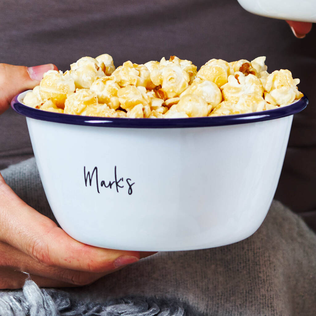 Personalised Men's Popcorn Bowl, 1 of 3