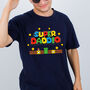 Super Daddio And Matching Child Gaming T Shirt Set, thumbnail 7 of 8