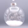 Personalised Christmas Tree Bauble, thumbnail 1 of 4