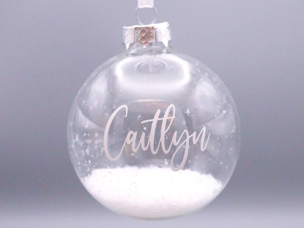 Personalised Christmas Tree Bauble, 1 of 4