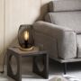 Rugby Shaped Metal Wooden Based Table Lamp, thumbnail 5 of 6