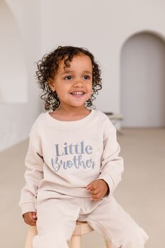 Embroidered Big/Little Sibling Sweatshirts Brother And Sister Available, 3 of 9