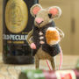 Mouse With Pint Of Beer, thumbnail 1 of 9