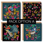 Pack Of British Garden Bird Floral Greeting Cards, thumbnail 2 of 12