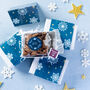 'Snowflakes' Mini Salted Caramel Brownie And Tea, thumbnail 1 of 3