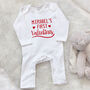 My First Valentines Day Personalised Baby Outfit, thumbnail 9 of 11