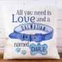 Personalised Dog Lover Breed And Name Cushion, thumbnail 3 of 6