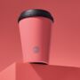 Personalised Premium Reusable Cup 8oz Coral, thumbnail 4 of 6