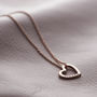 Personalised Mini Message Heart Necklace, thumbnail 9 of 12