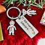 Personalised Daddy Rectangle Keyring, thumbnail 7 of 10