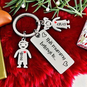 Personalised Daddy Rectangle Keyring, 7 of 10