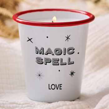 Enamel Personalised Magic Spell Candle, 4 of 7