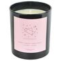 Black And Pink Zodiac Constellation Candle, thumbnail 4 of 7
