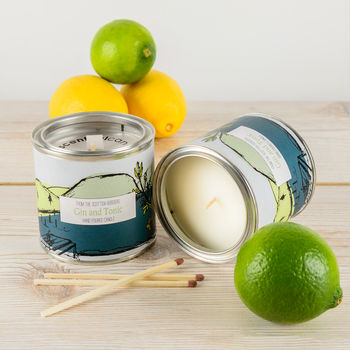 Gin And Tonic Juniper Berries Candle Tin, 4 of 4