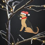 German Shepherd Christmas Tree Decoration, thumbnail 1 of 4