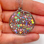 Festive Disco Necklace With Silver Sparkles In Medium Size, thumbnail 1 of 11