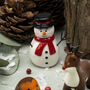 Ceramic Snowman Charm With Gift Box, thumbnail 2 of 5