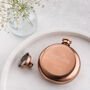 Personalised Engraved Wedding Copper Hip Flask, thumbnail 1 of 4