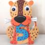 5th Birthday 3D Card Cheetah Wobbly Eyes, thumbnail 1 of 3