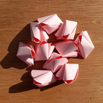 'Break The Ice' Origami Heart Wedding Game Box, 5 of 6