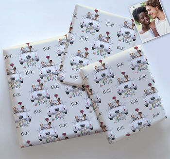 Personalised Wedding Wrapping Paper, 2 of 8