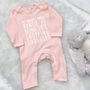 My Favourite Things Personalised Baby Rompersuit, thumbnail 5 of 6
