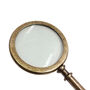 Bronze Magnifying Glass With Premium Leather Case, thumbnail 3 of 5