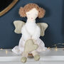 Plush Angel Fairy Princess Doll With Heart, thumbnail 1 of 6