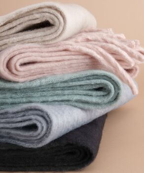 Personalised Fluffy New Wife Scarf, 2 of 5