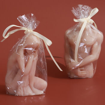 G Decor Male Torso And Crouching Female Candles, 4 of 5