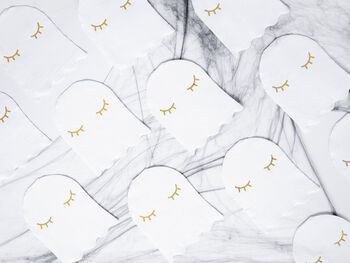 White Ghost Halloween Party Paper Napkins X 20, 3 of 3