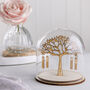 Wooden Anniversary Family Tree Dome Decoration, thumbnail 1 of 3
